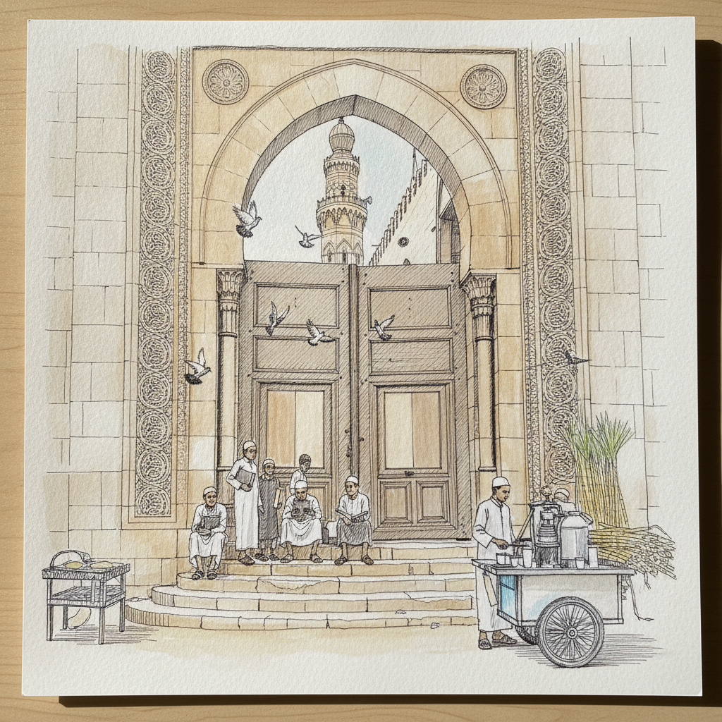 Al-Azhar Western Gate, Cairo example 1