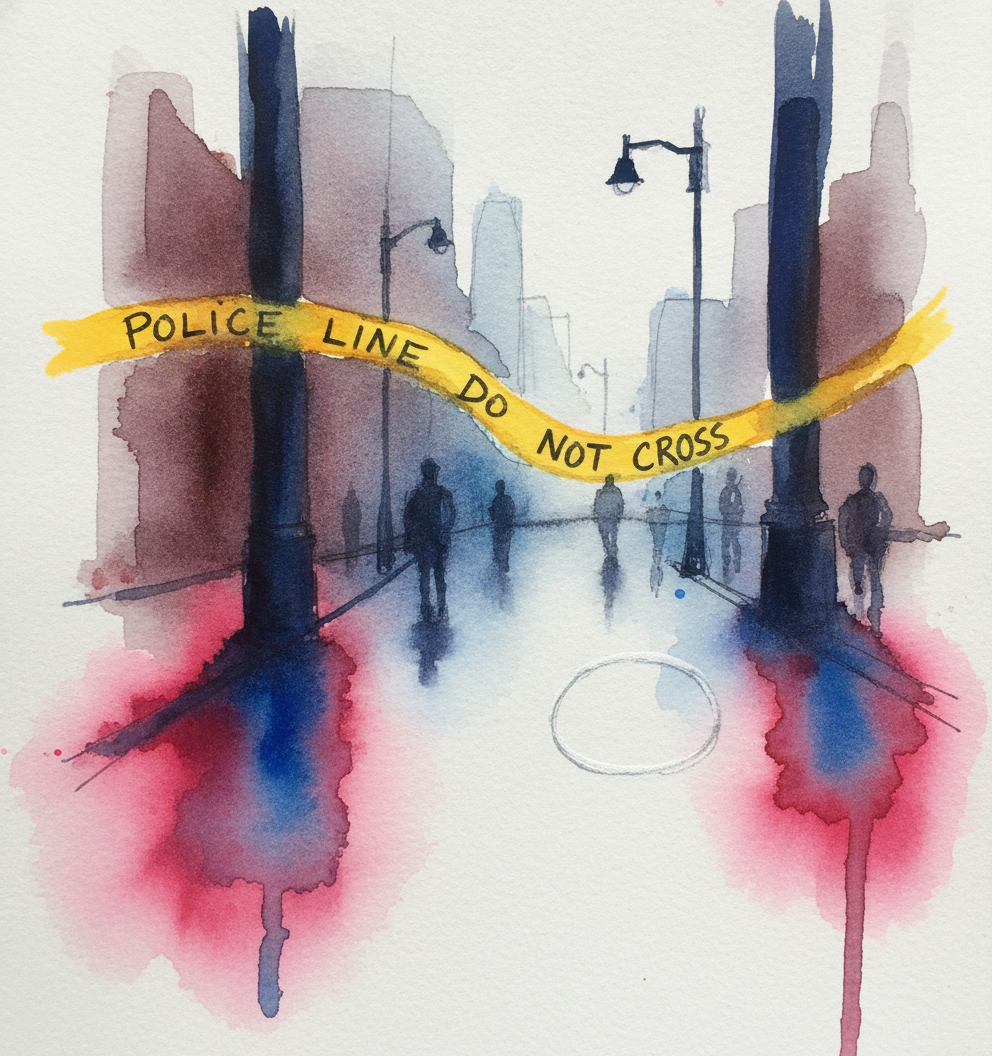 Yellow police tape example 2