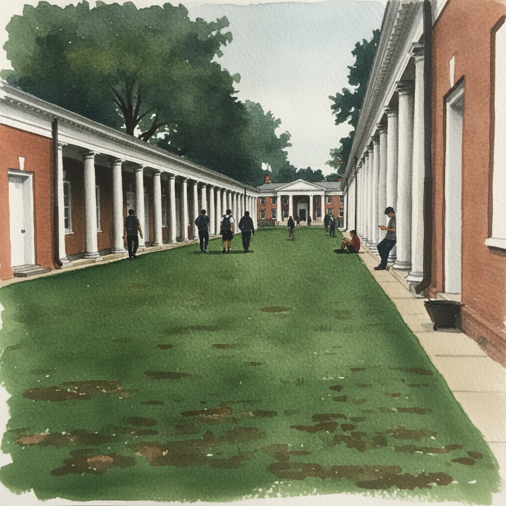 Pavilions of the Lawn, University of Virginia, Charlottesville, Virginia example 2