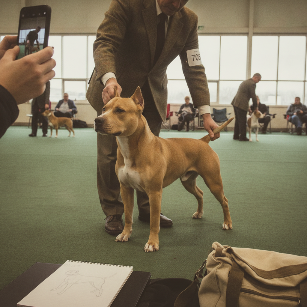 American Staffordshire terrier AI-generated photoreal reference
