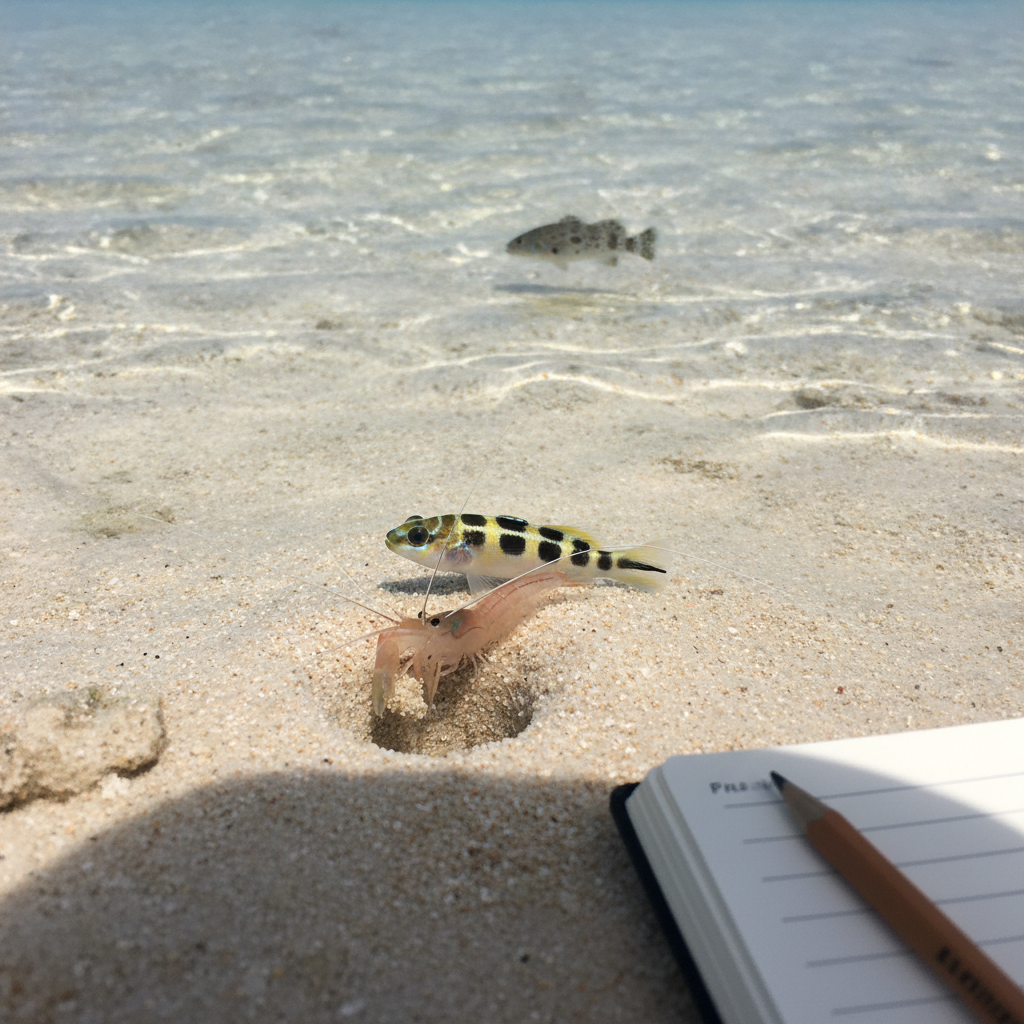 Banded sand goby AI-generated photoreal reference