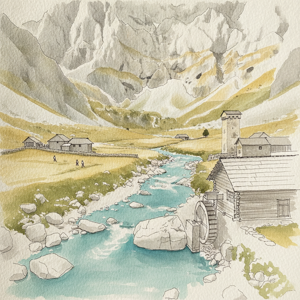 Valbona Valley, Albanian Alps example 1