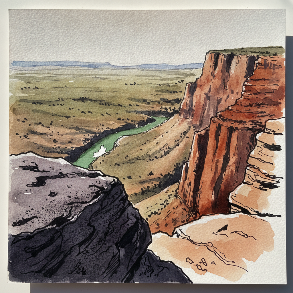 Toroweap Overlook sheer drop, Grand Canyon, Arizona, USA example 2