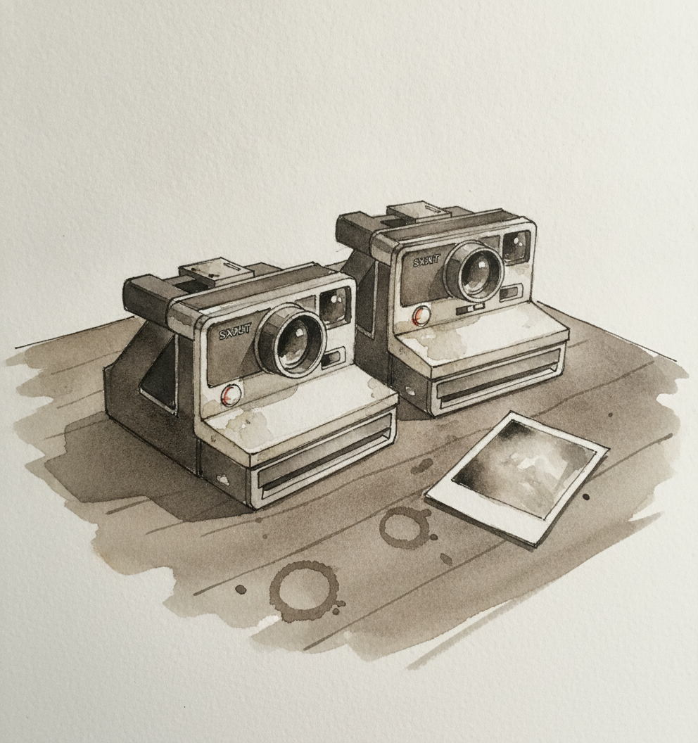 Polaroid SX-70 folded example 2