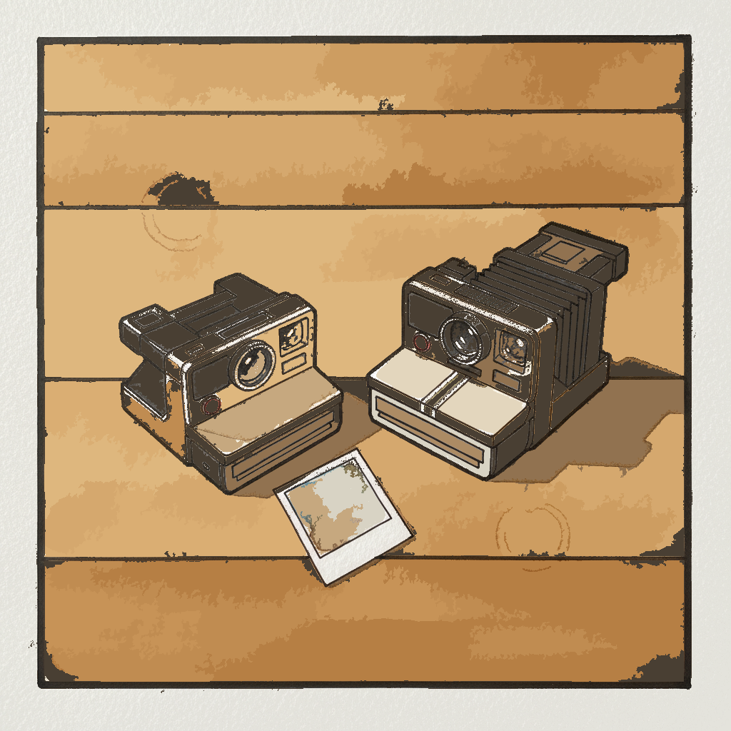 Polaroid SX-70 folded example 3