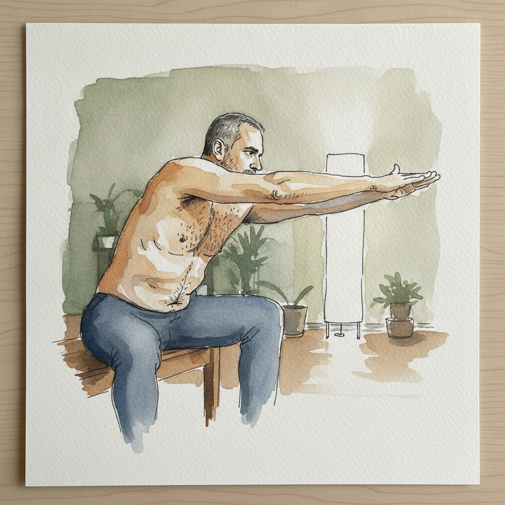 Reclining on side, propped on elbow example 3