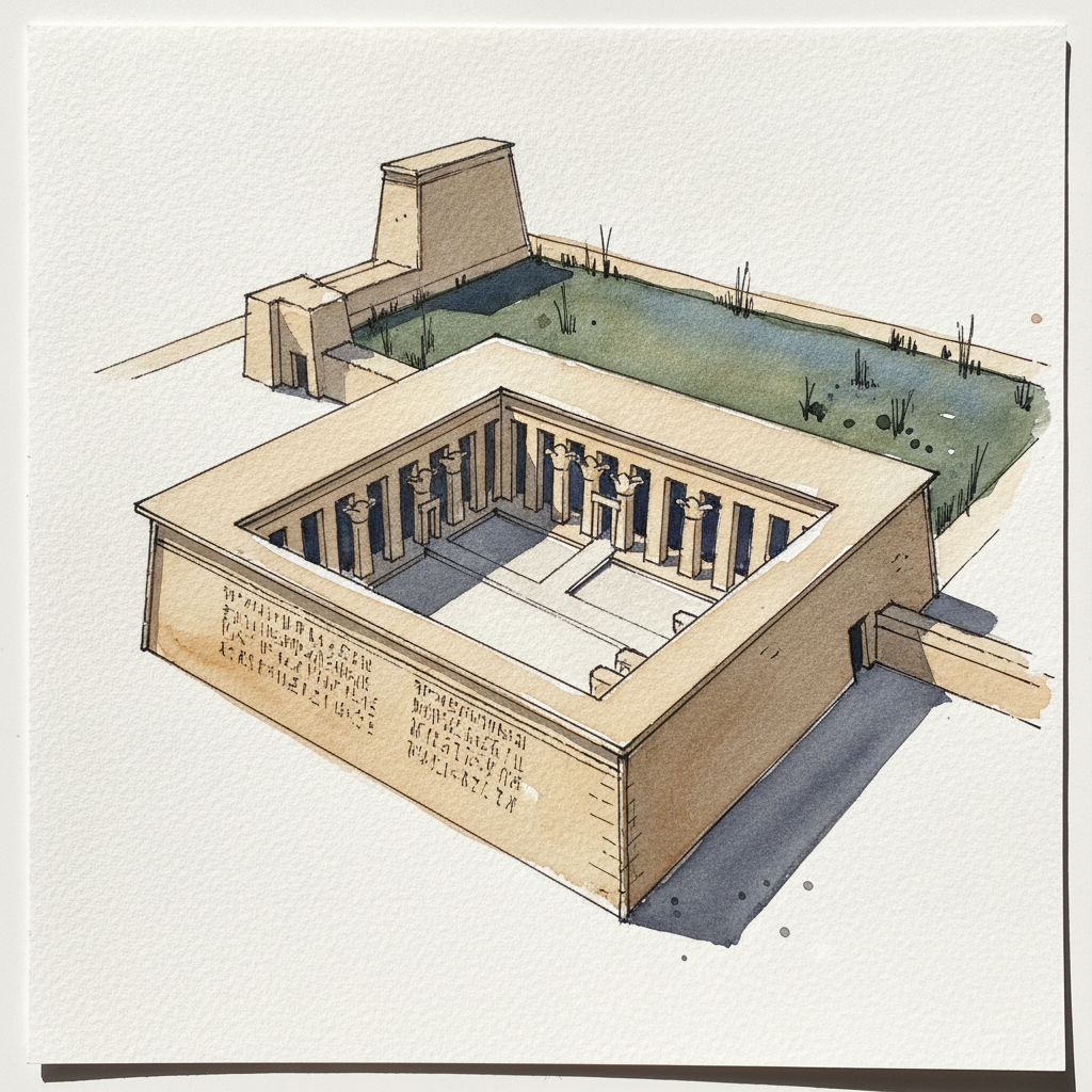Temple of Seti I, Abydos, Egypt example 1