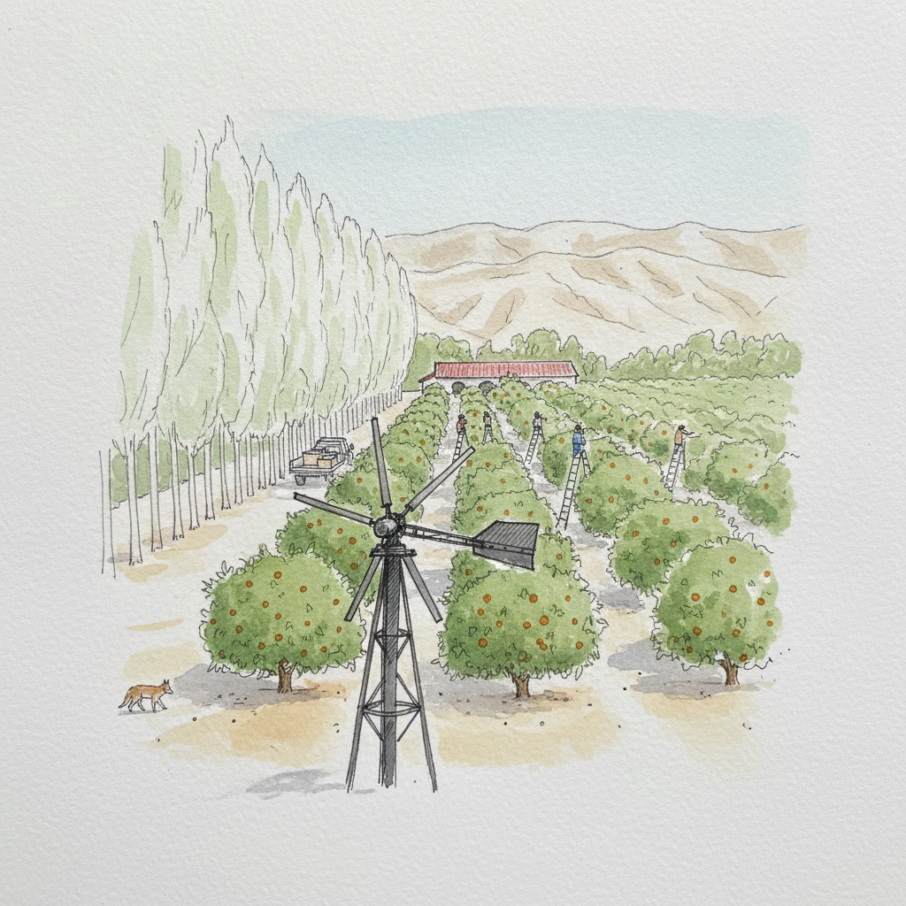 Santa Paula citrus, California, USA example 1
