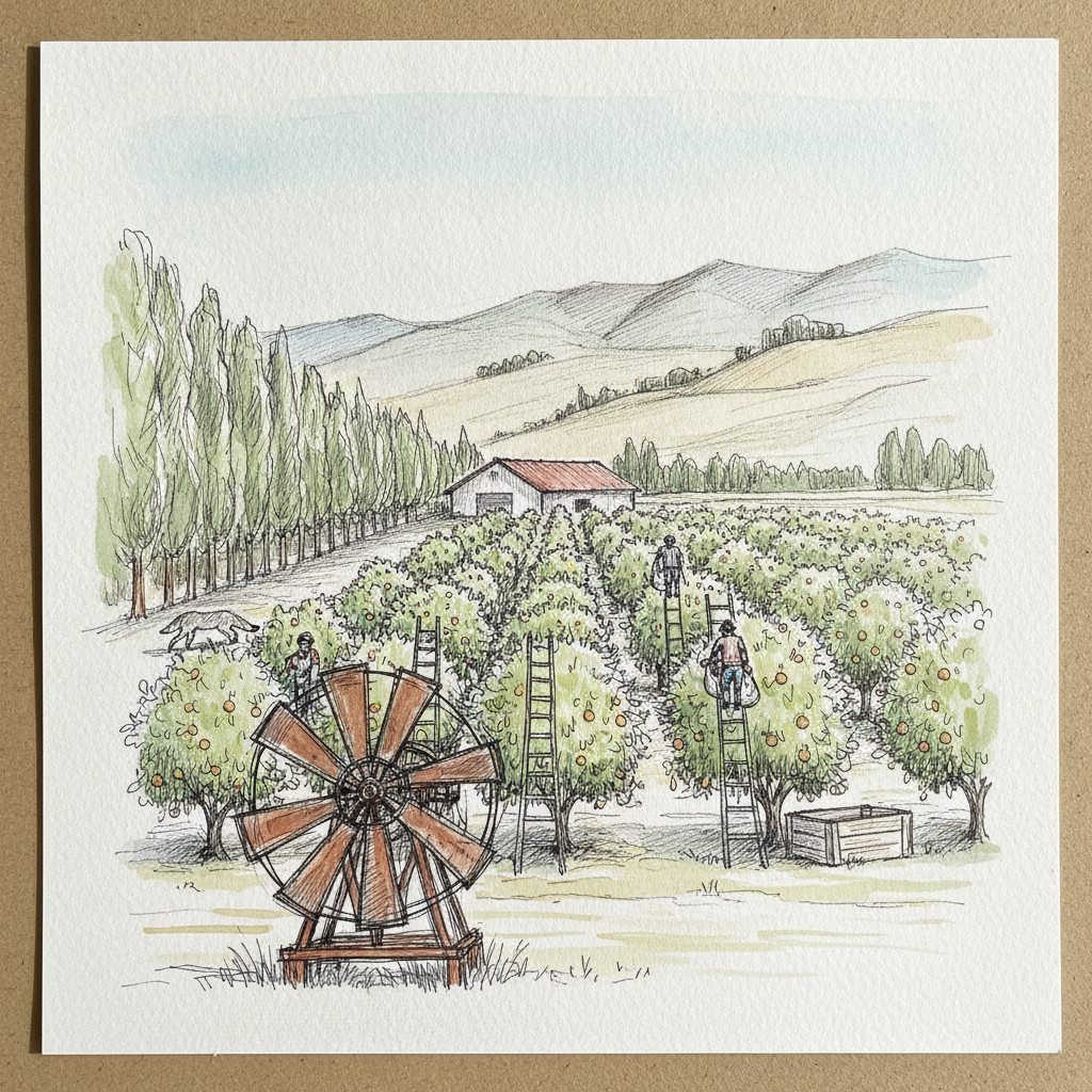 Santa Paula citrus, California, USA example 2