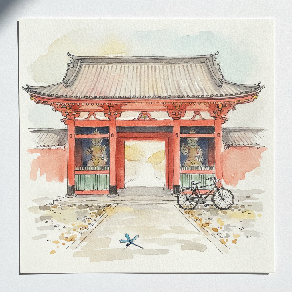 Niomon at Kennin-ji, summer cicada noon example 2