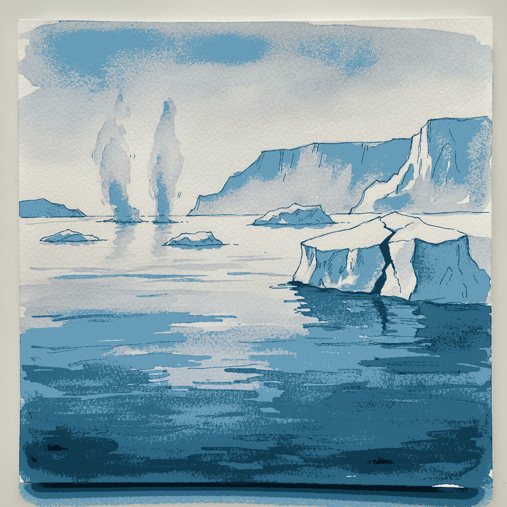 Wilhelmina Bay humpback waters, Antarctica example 3