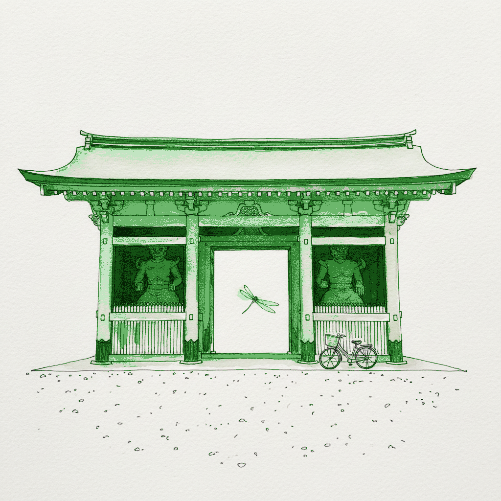 Niomon at Kennin-ji, summer cicada noon example 3