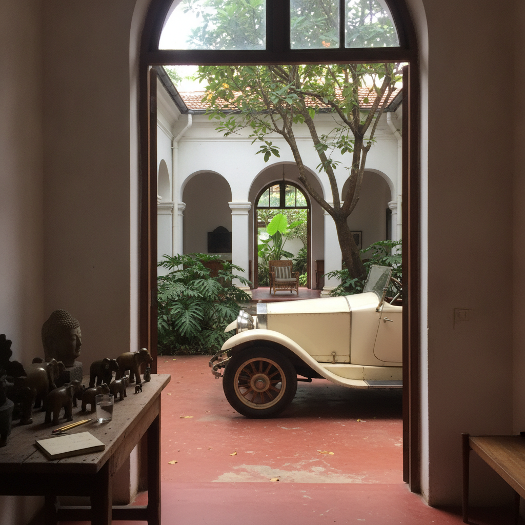 Number 11, Bawa House, Colombo, Sri Lanka AI-generated photoreal reference
