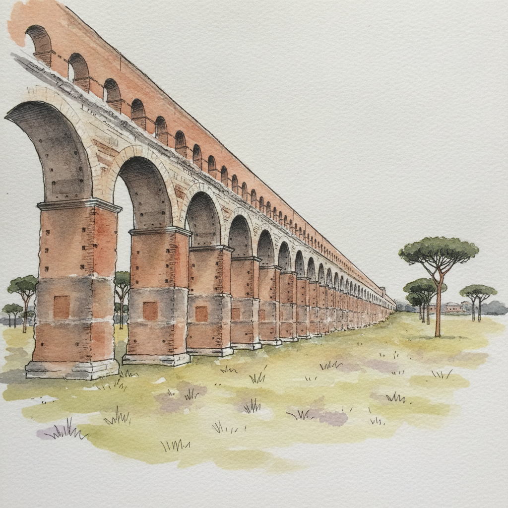Aqua Claudia, Roman Campagna, Italy example 1