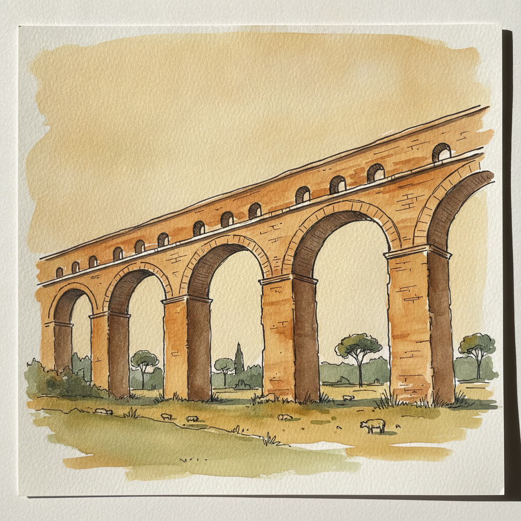 Aqua Claudia, Roman Campagna, Italy example 2