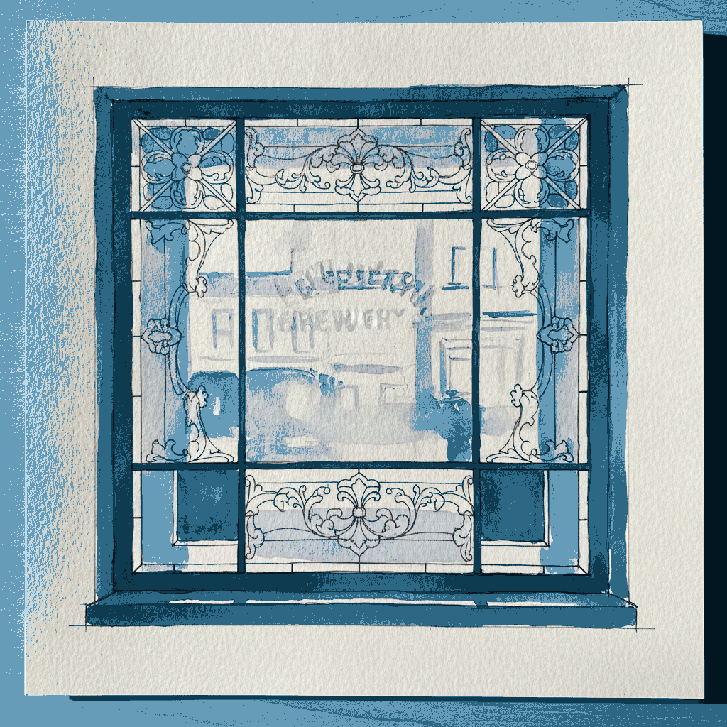 Secular Pub Window example 3