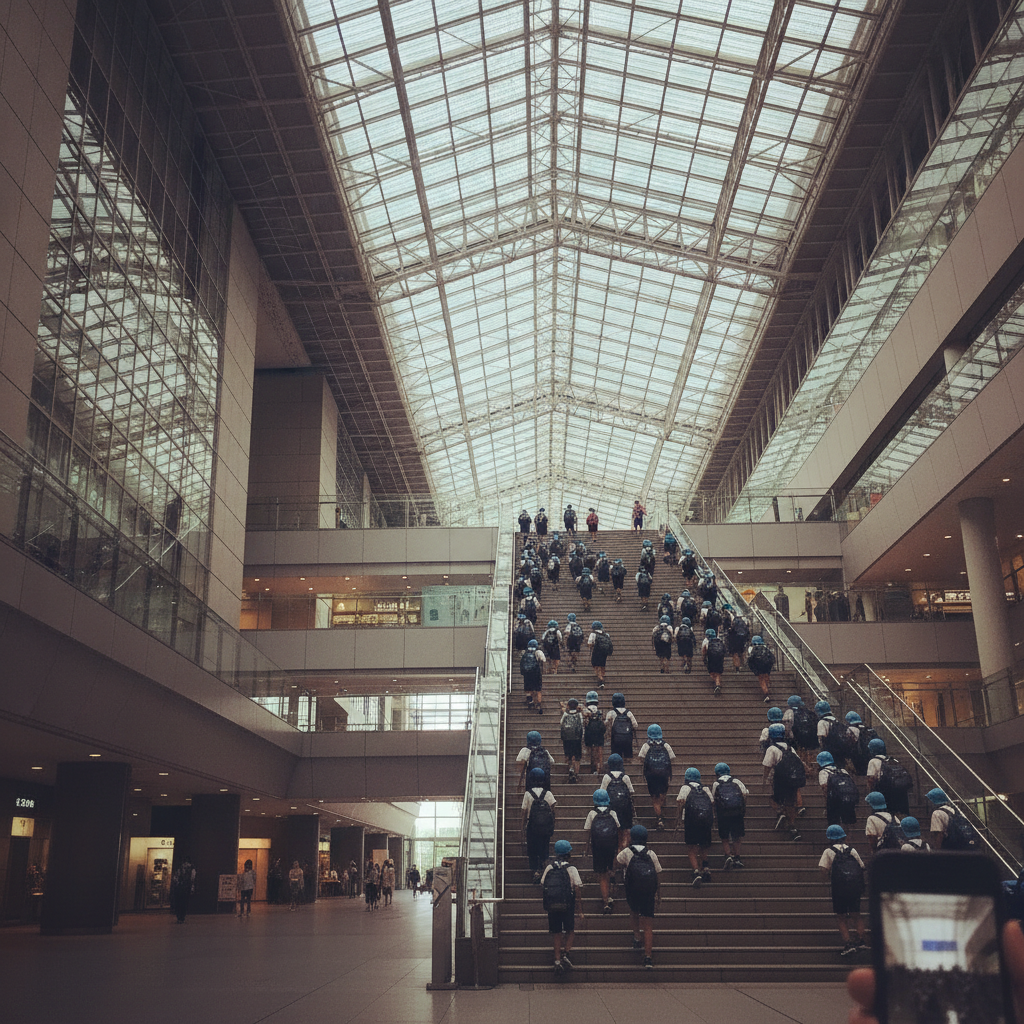 Kyoto Station, Kyoto, Japan AI-generated photoreal reference