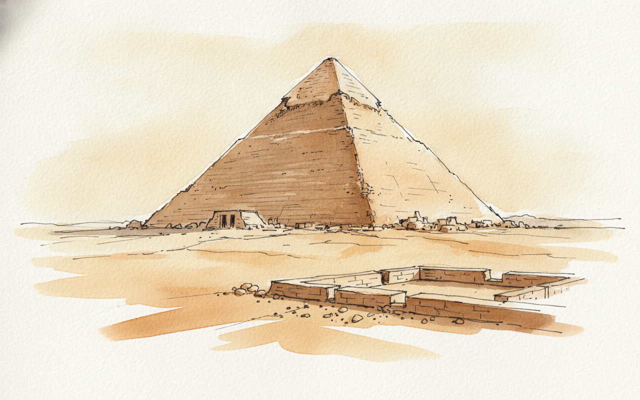 Meidum Pyramid, Meidum, Egypt example 1