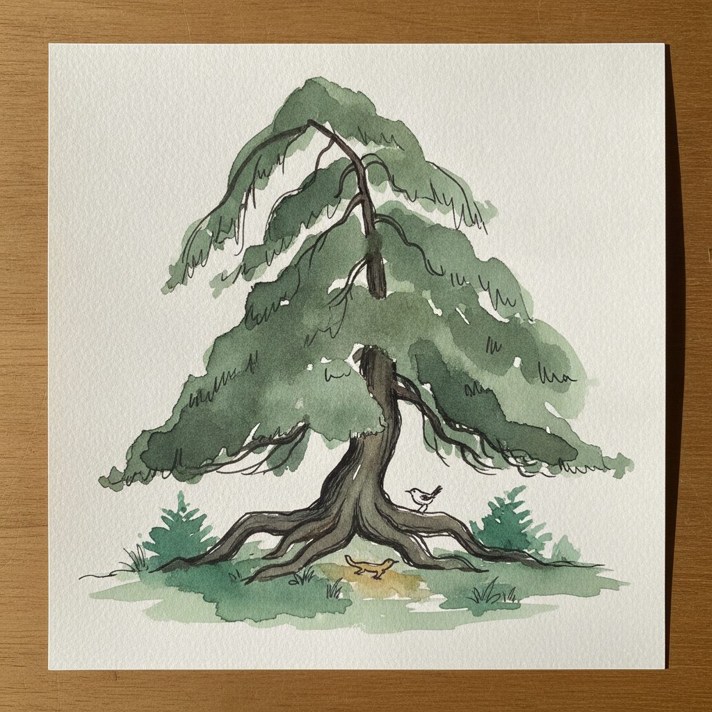 Lawson cypress (Port Orford cedar) example 1
