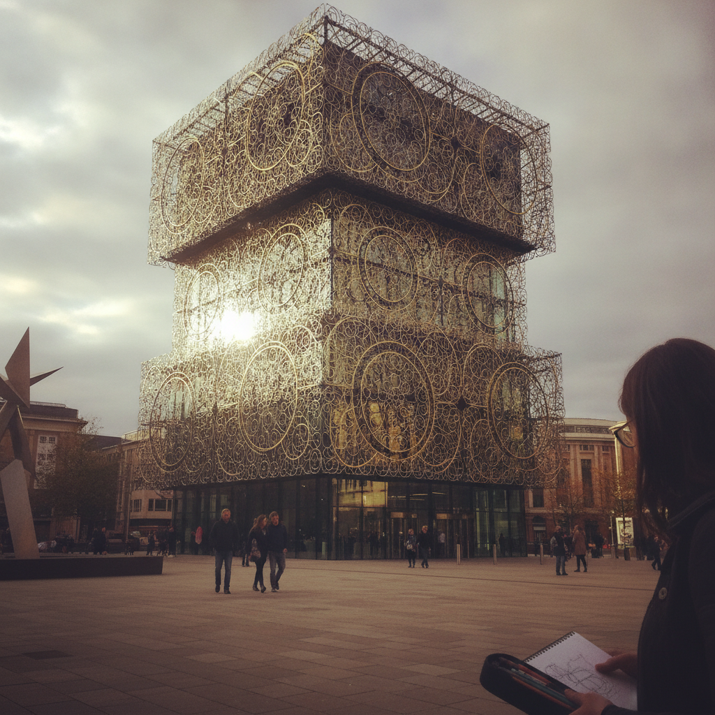 Library of Birmingham, Birmingham, England AI-generated photoreal reference