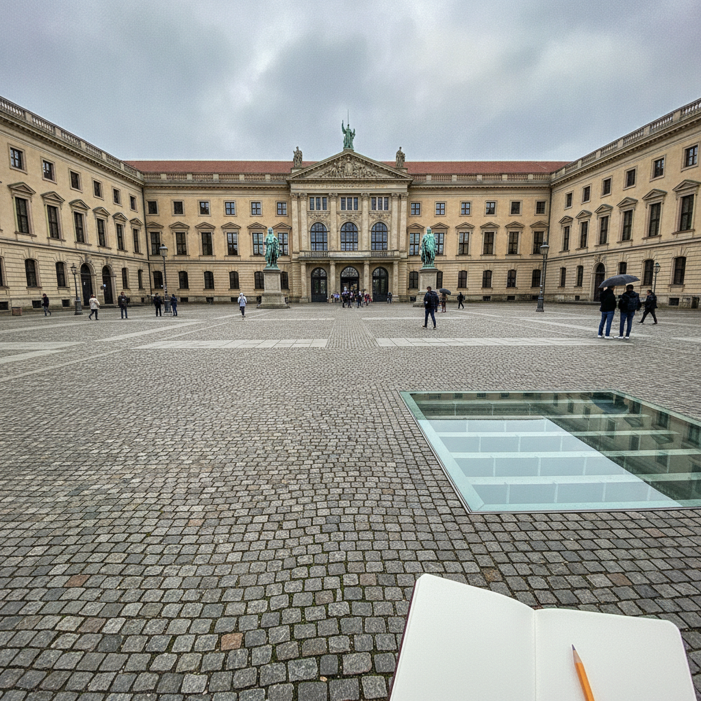 Humboldt University Main Building, Berlin, Germany AI-generated photoreal reference