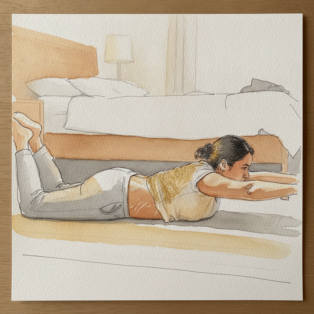 Superman, Toddler's Mother, Bedroom Floor example 1