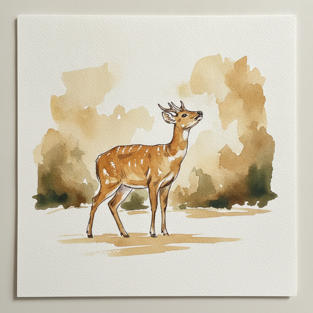 Indian muntjac example 1
