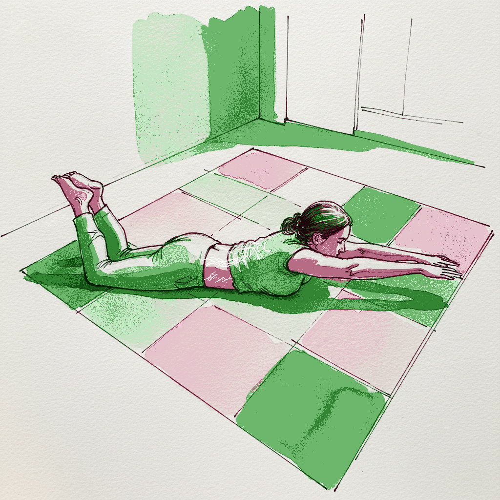Superman, Toddler's Mother, Bedroom Floor example 3