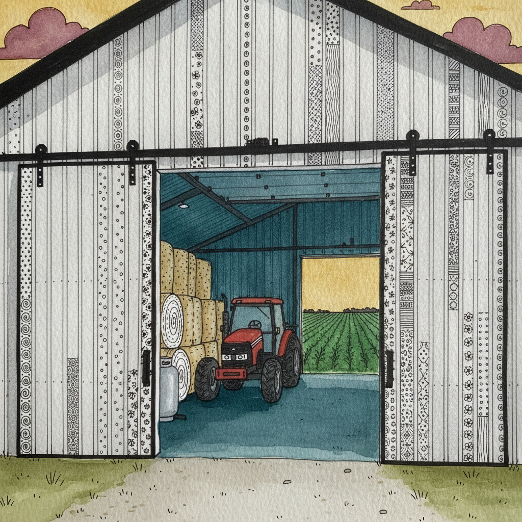 Door of a Pole Barn in Iowa example 3