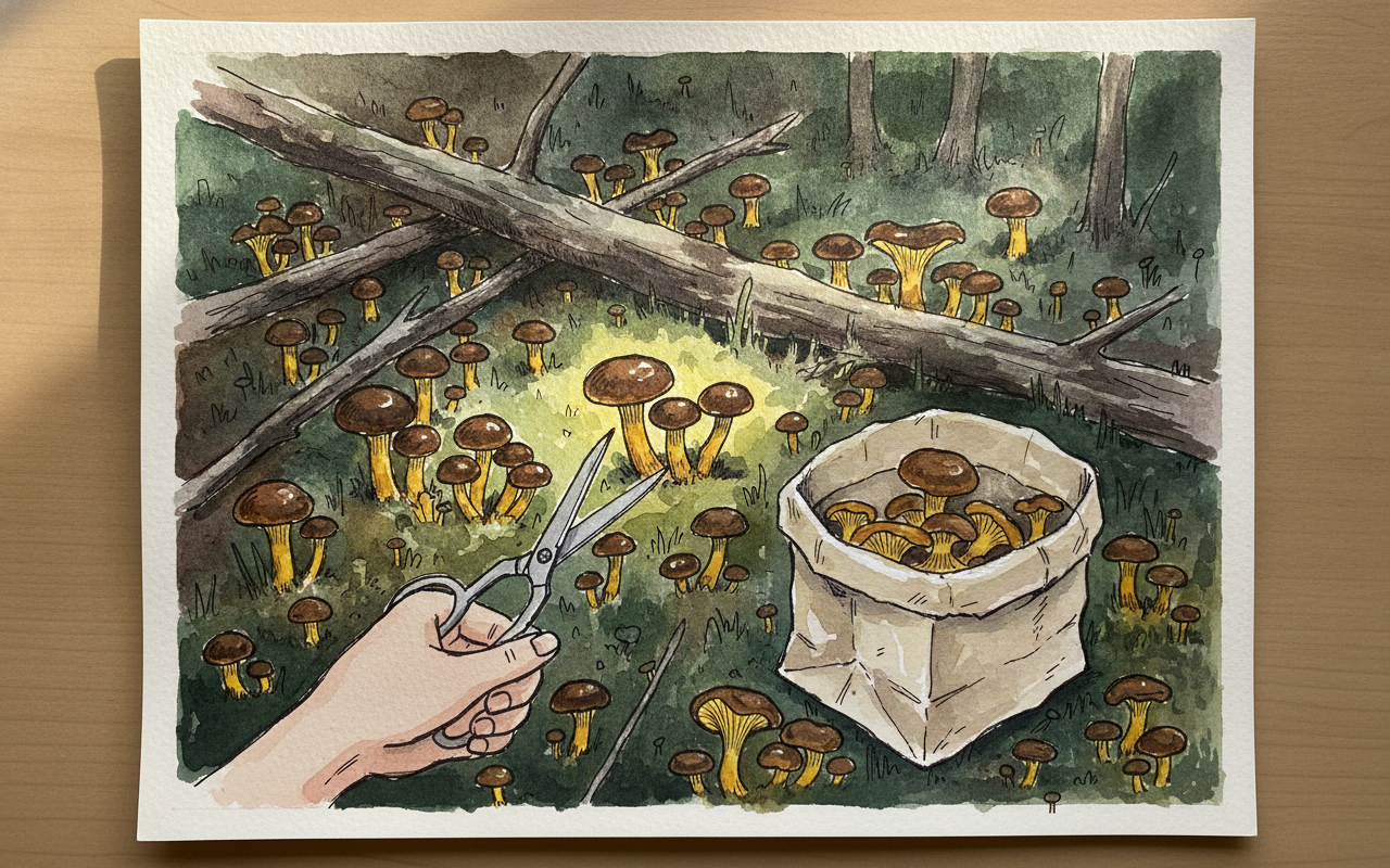 Yellowfoot chanterelle example 3