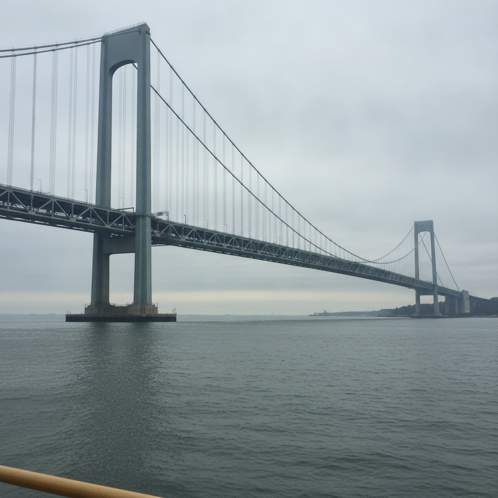 Verrazzano-Narrows Bridge, New York, New York, USA AI-generated photoreal reference