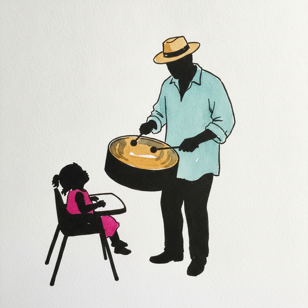 Steel drum player example 3