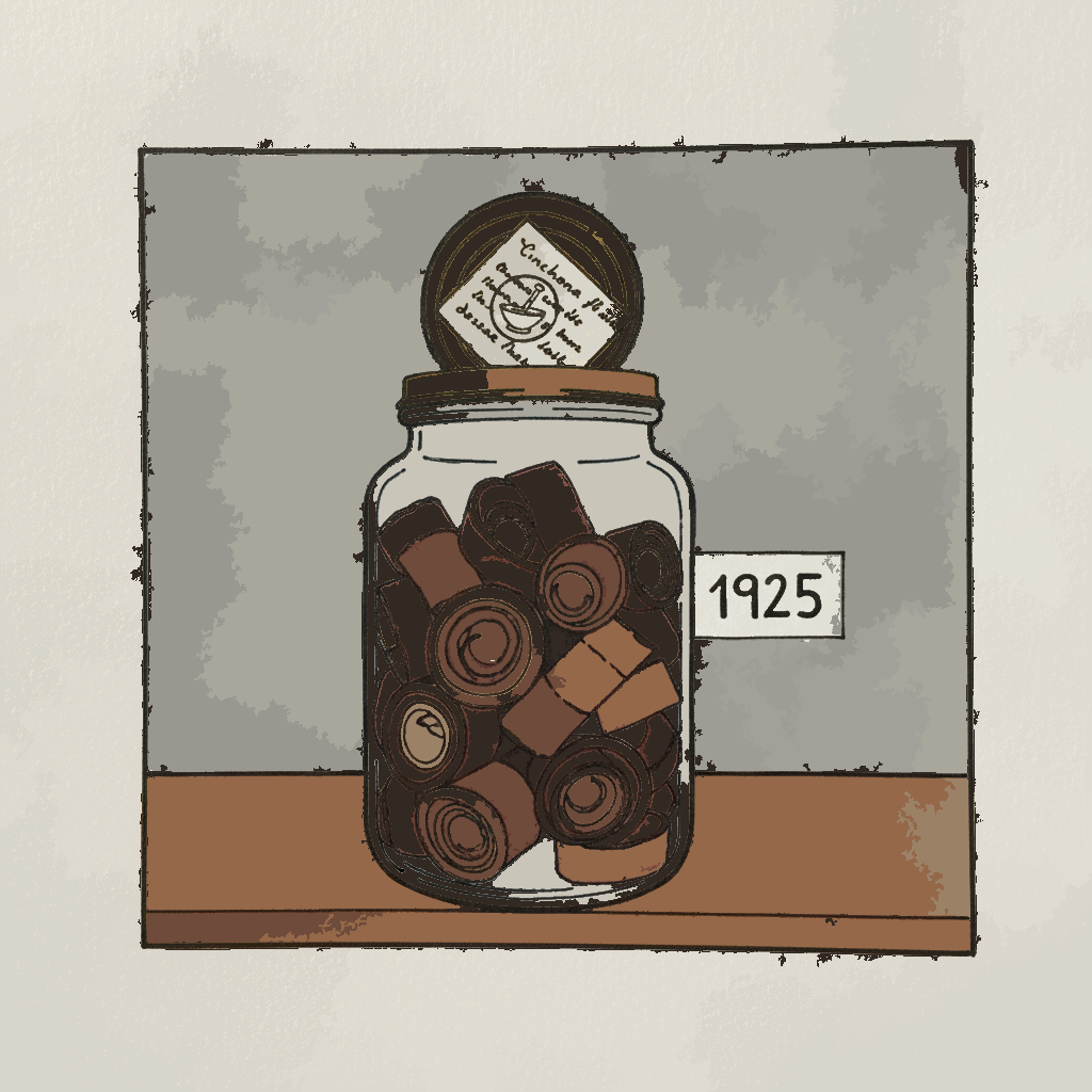 Display Jar of Cinchona Bark example 3