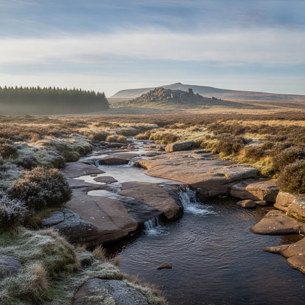 Bellever, Dartmoor AI-generated photoreal reference