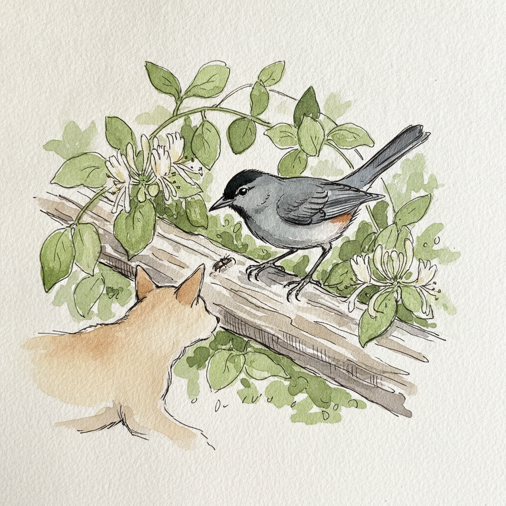 Gray catbird example 1