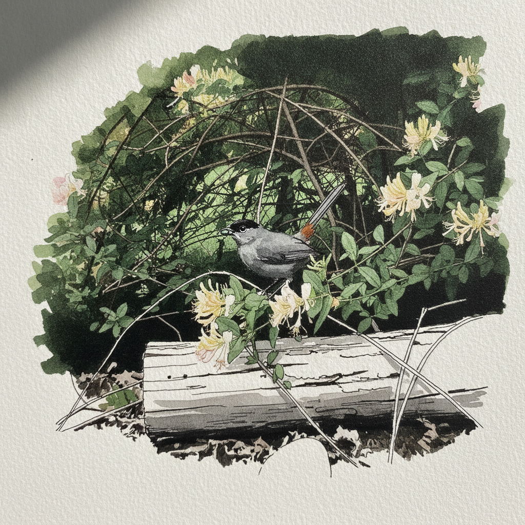 Gray catbird example 2