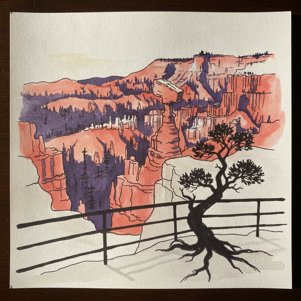 Thor's Hammer at Sunrise Point, Bryce Canyon, Utah, USA example 3