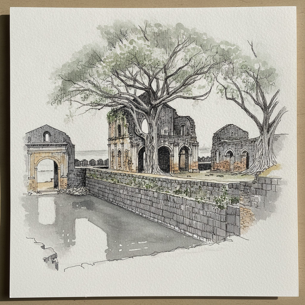 Bassein Fort, Vasai, India example 1