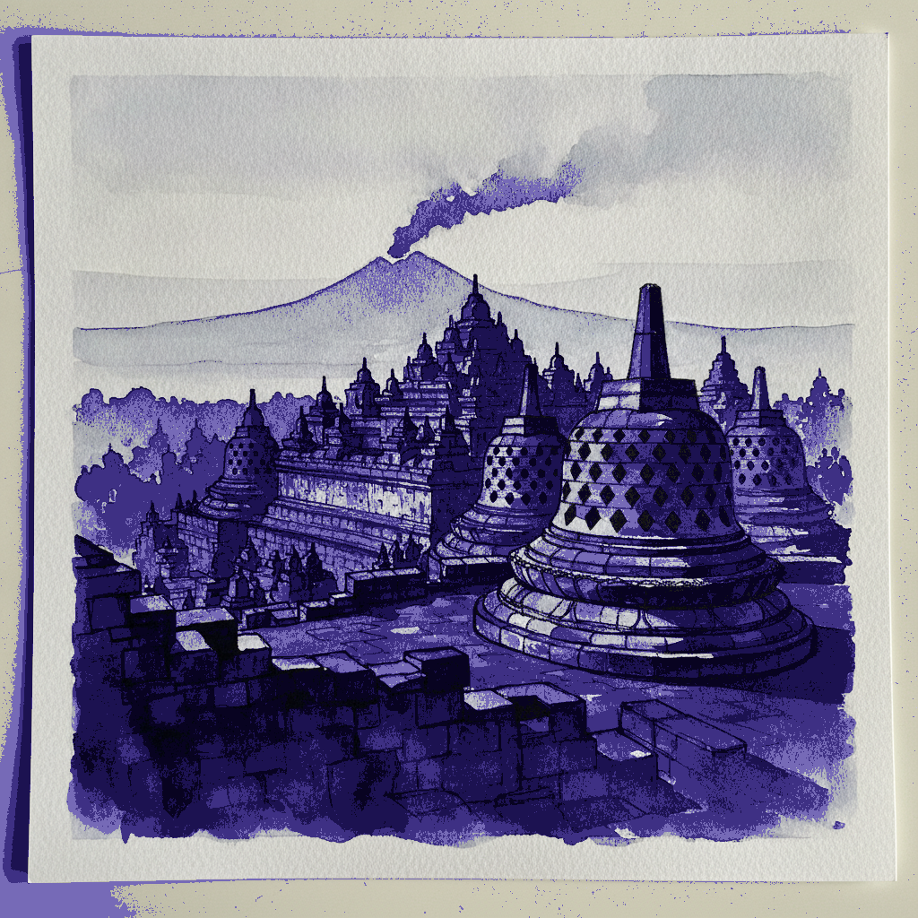 Borobudur, Magelang, Central Java, Indonesia example 3