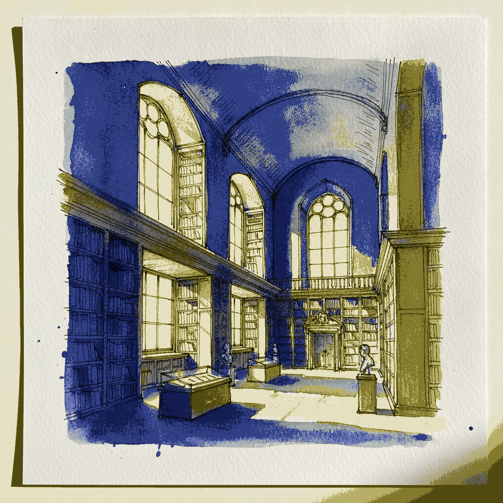 Wren Library, Trinity College, Cambridge, England example 3