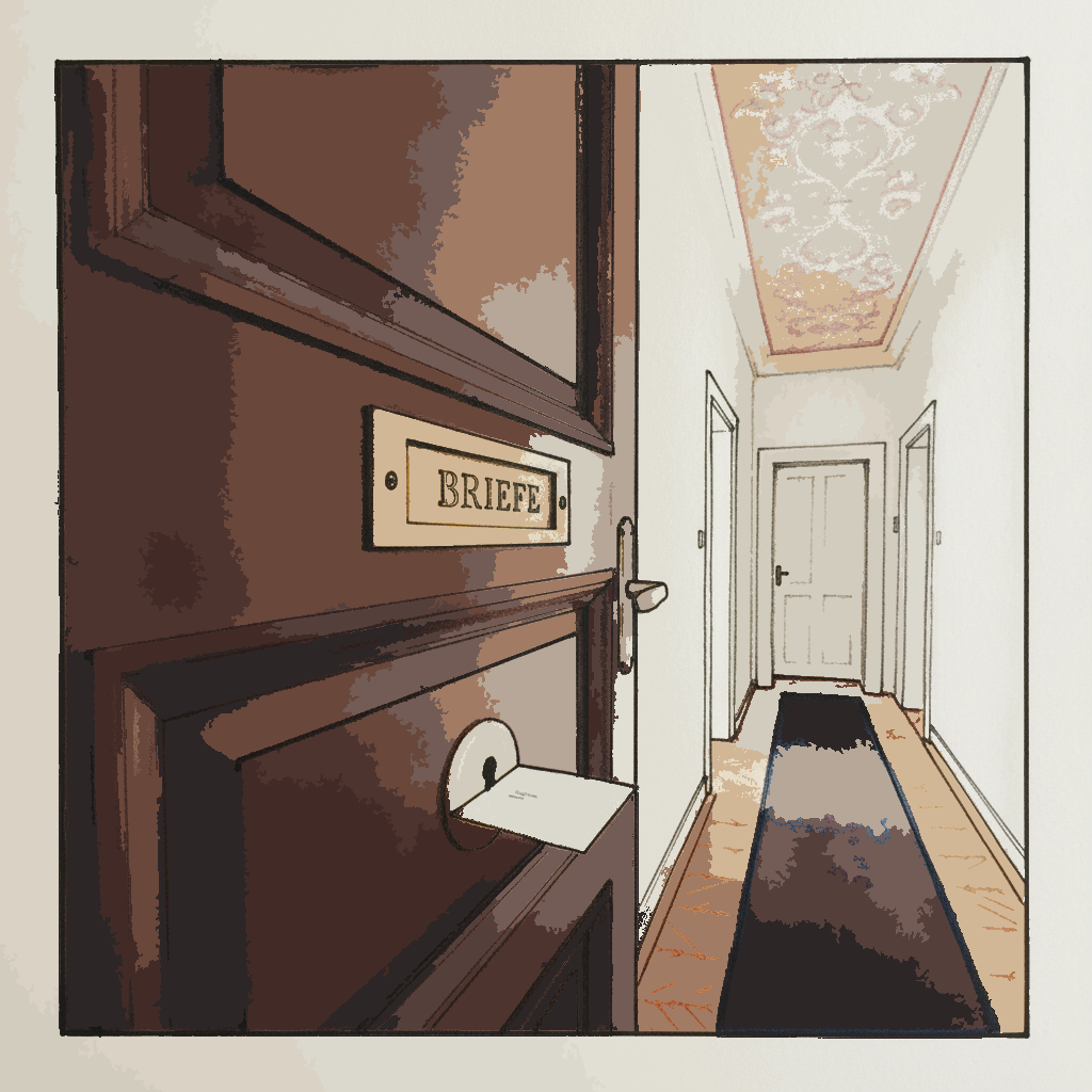 Wall Slot in a Vienna Apartment Entryway example 3