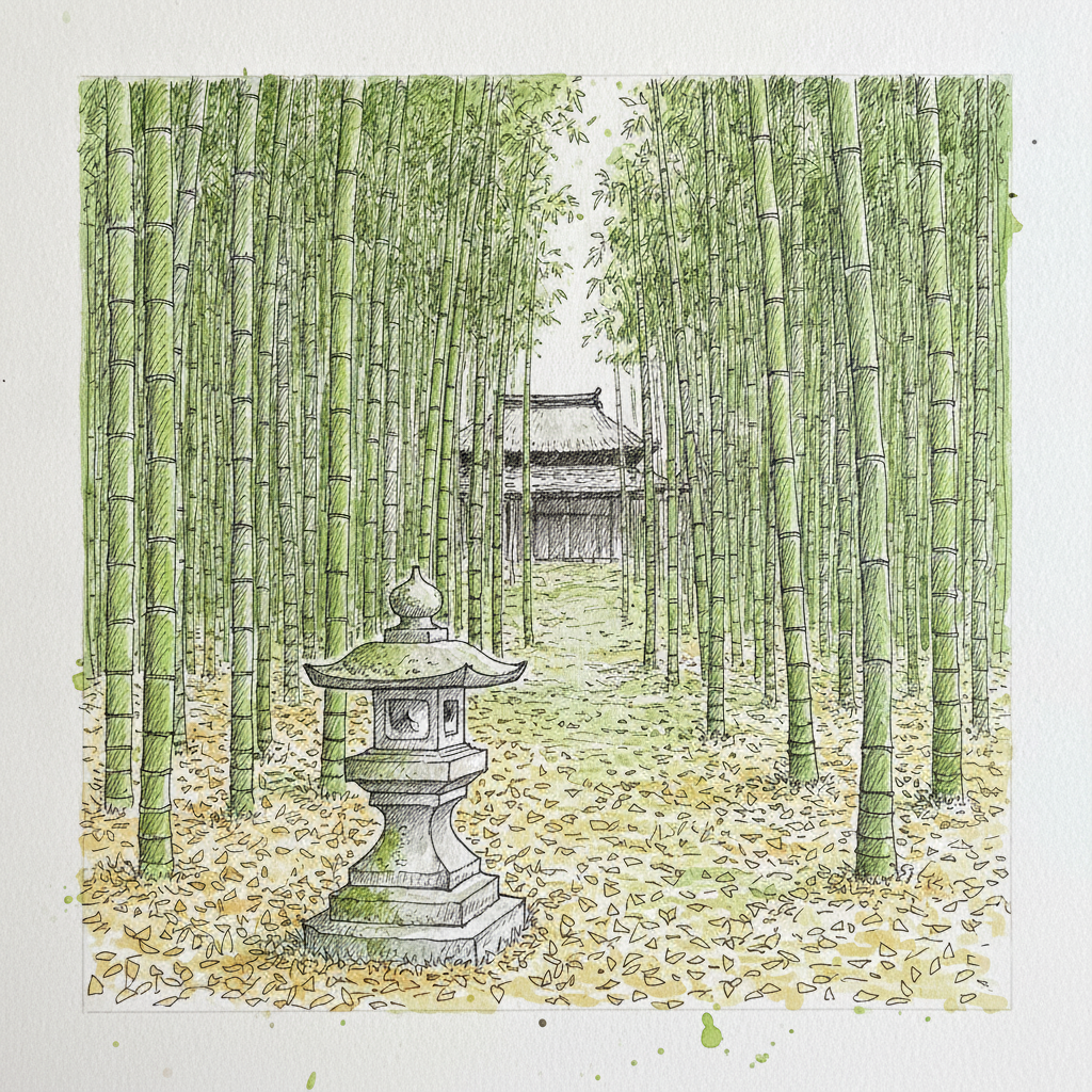 Hokokuji temple grove, Kamakura example 1