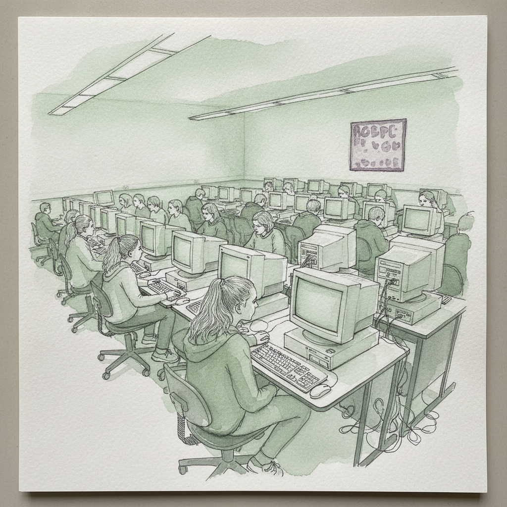 Computer lab in school example 2
