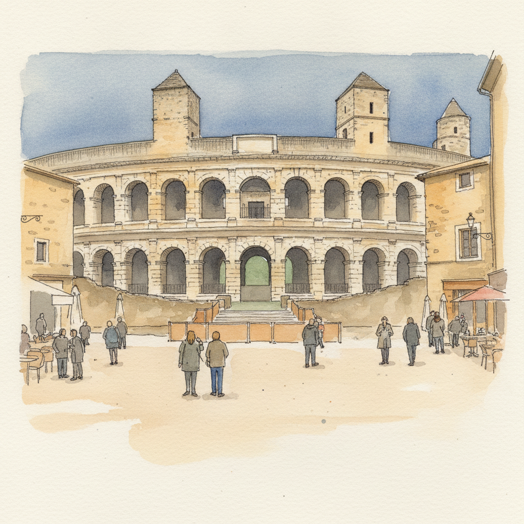 Arles Amphitheatre, Arles, France example 2