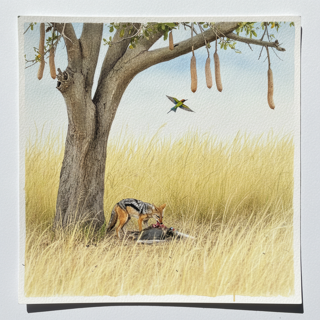 Side-striped jackal example 2