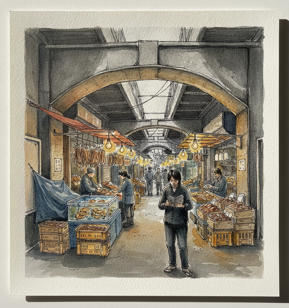 Tokyo Ameya-Yokochō under the tracks example 2