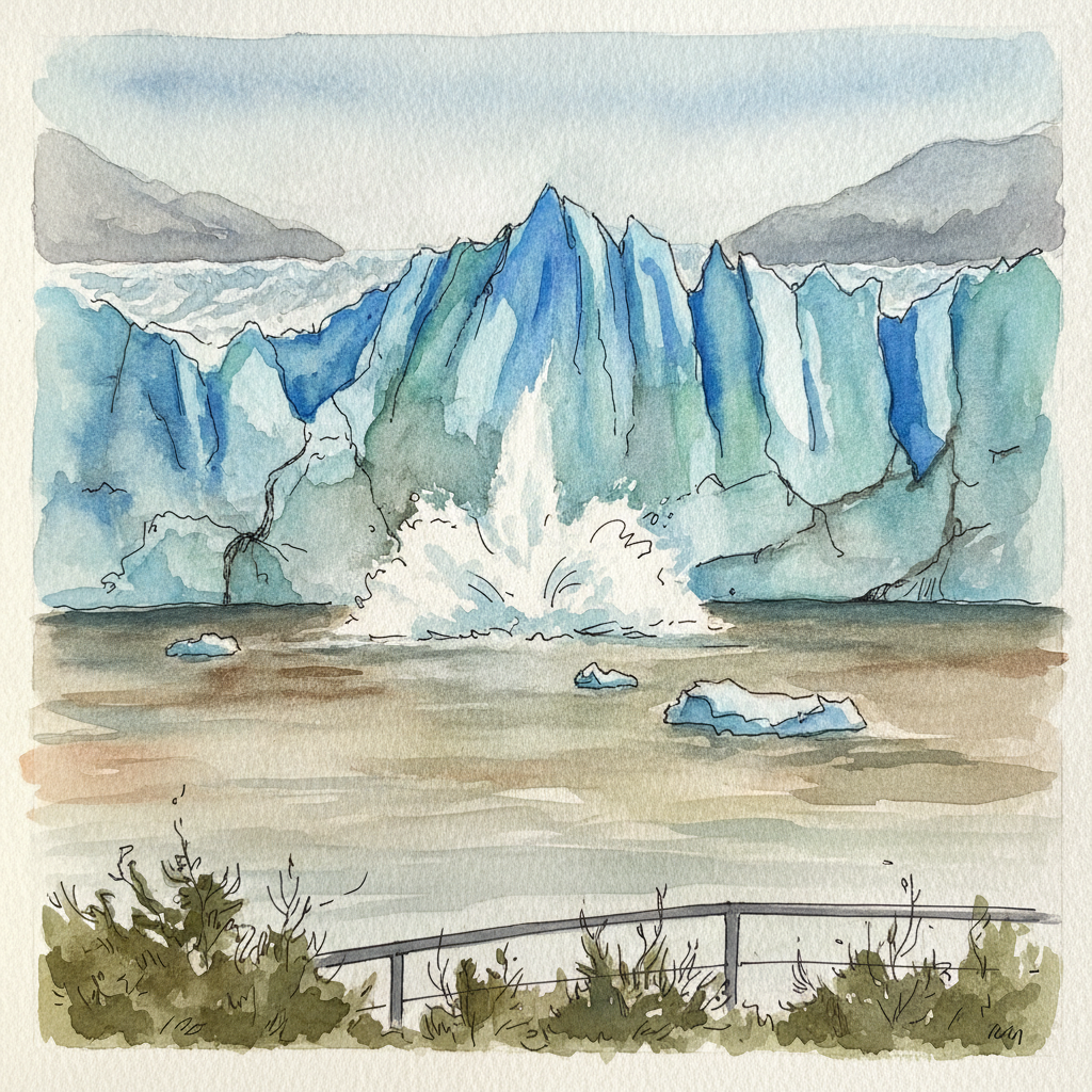 Perito Moreno calving front, Los Glaciares National Park, Argentina example 2