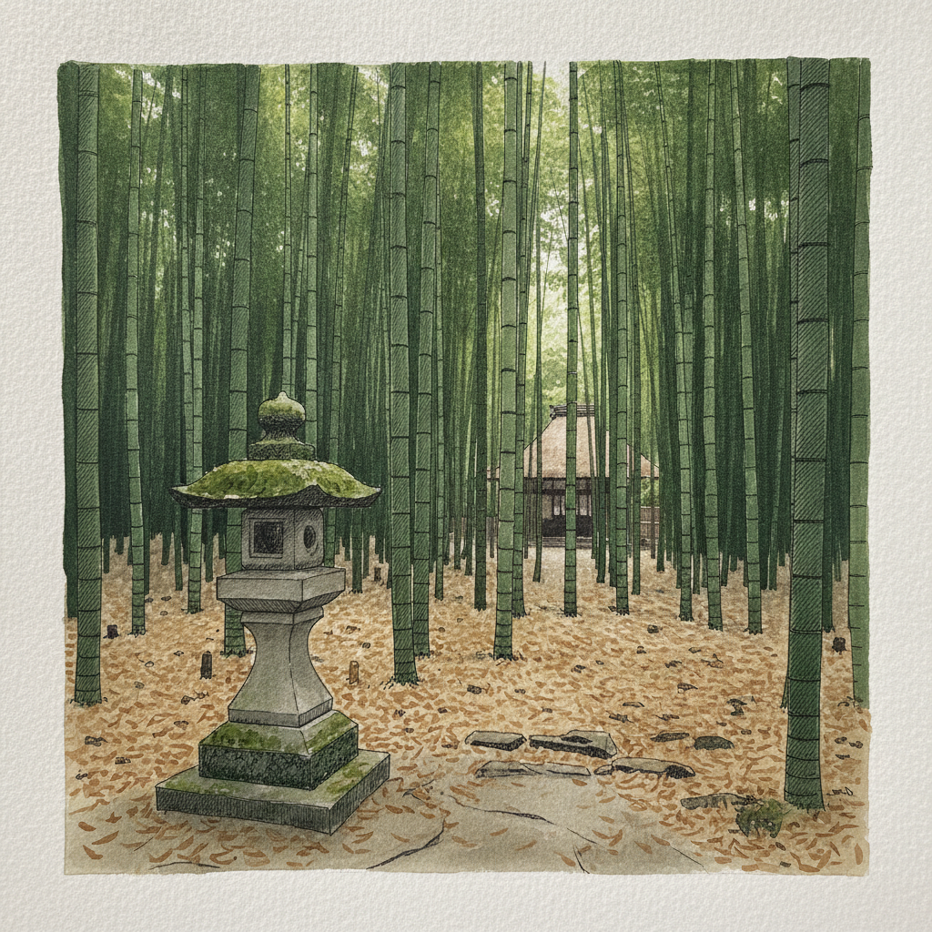 Hokokuji temple grove, Kamakura example 2