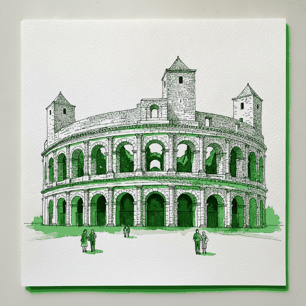 Arles Amphitheatre, Arles, France example 3