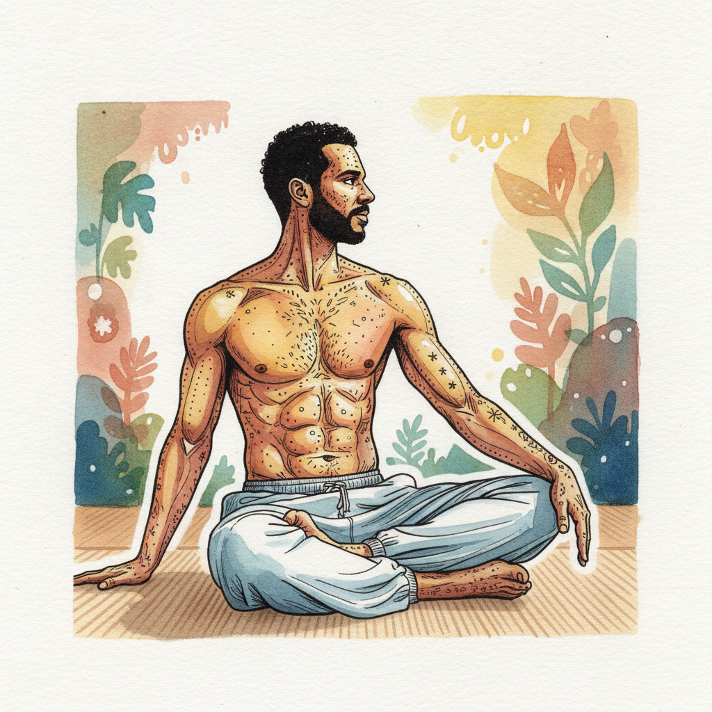 Lotus, Twist with Hand Behind example 3